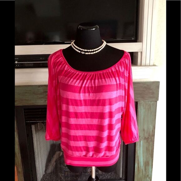 Cute hot pink shirt by Express size small - Picture 1 of 2